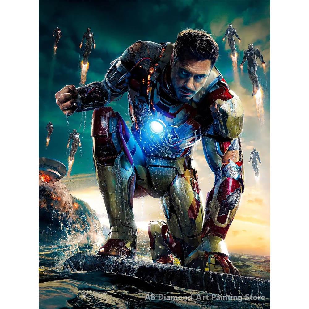 Disney Серия Высококачественная Реалистичный Стиль 5D Алмазная Живопись Полностью Алмазная DIY Ручная Алмазная Живопись Героическая Тема Декоративный Набор для Живописи