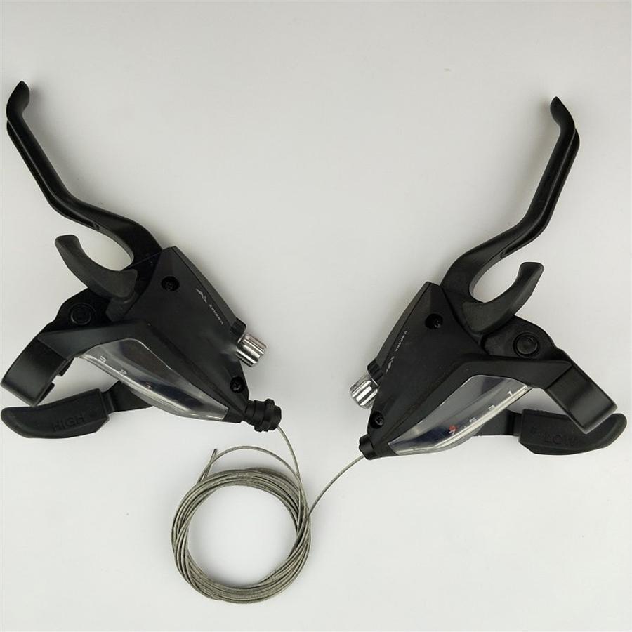 1 пара Shimano ST-EF500 3x7 скоростей Набор тормозных ручек переключения передач для горного велосипеда