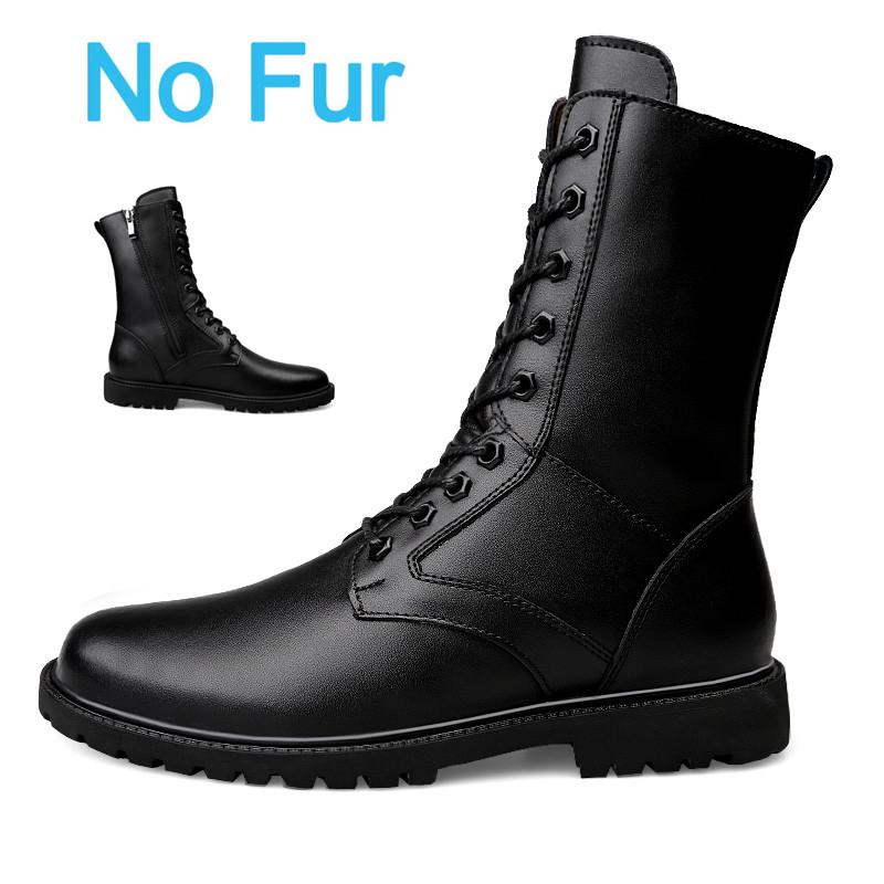 Мужские высокие кожаные ботинки, высококачественные износостойкие повседневные ботинки, модные панковские мотоциклетные ботинки, уличные ботинки