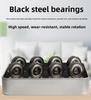 Roller Skating Bearings High Speed Silent Professional Single Row Black Gold Ice Skates 608z Skateboard Drift Board 16 Pieces