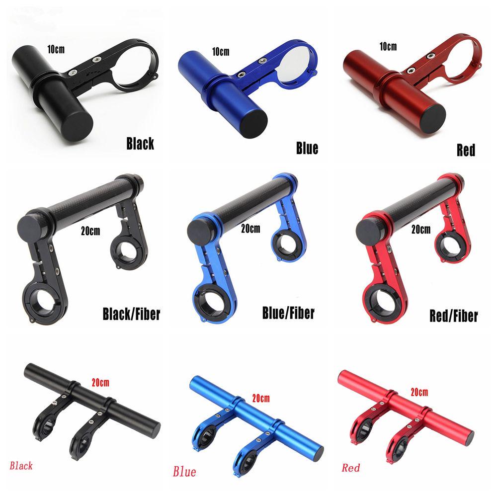 Fashion Lamp Mount Bicycle Double Tube Bracket Bike Handlebar Extender Fiber Aluminum Alloy