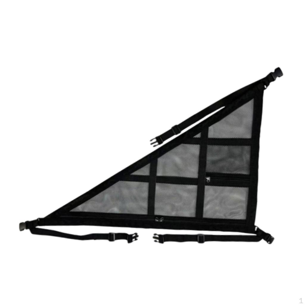 Automobile Roof Net Storage Holder with Zipper for Car Accessories