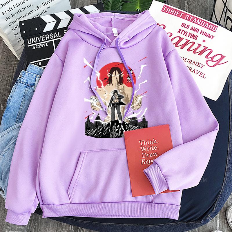 Attack On Titan Anime Clothing Eren Jaeger Printed Hooded Men Women Oversized Hoodies Casual Sweatshirt Harajuku Unisex Pullover