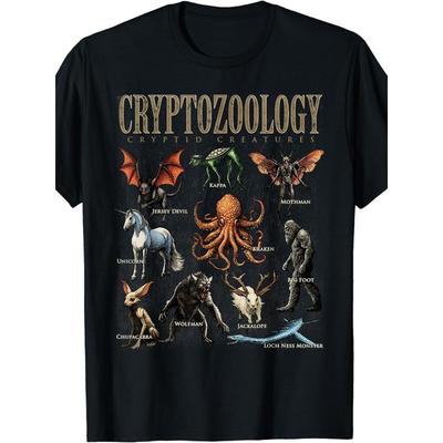 Криптозоология Фольклор Мифические Криптиды Существа Подарок Uni Футболка