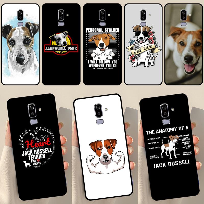 Чехол для Samsung Galaxy J4 J6 Plus 2018 A6 A7 A8 A9 J8 J1 2016 A3 A5 J3 J7 J5 2017 с изображением собаки породы Джек-Рассел-терьер
