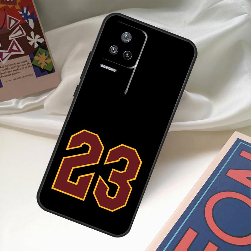 Чехол для телефона Xiaomi с номером 23 по баскетболу 17 14 15 Ultra 13T 14T 15T Pro POCO F8 Ultra F7 F5 F6 X3 X5 X6 X7 Pro Чехол