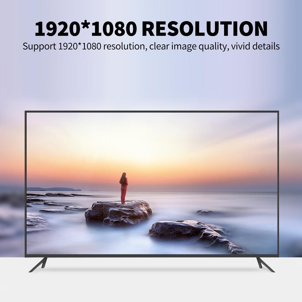 Переходник HD Male-VGA Female с аудиопортом 3,5 мм, поддержка независимого звука с разрешением 1920*1080