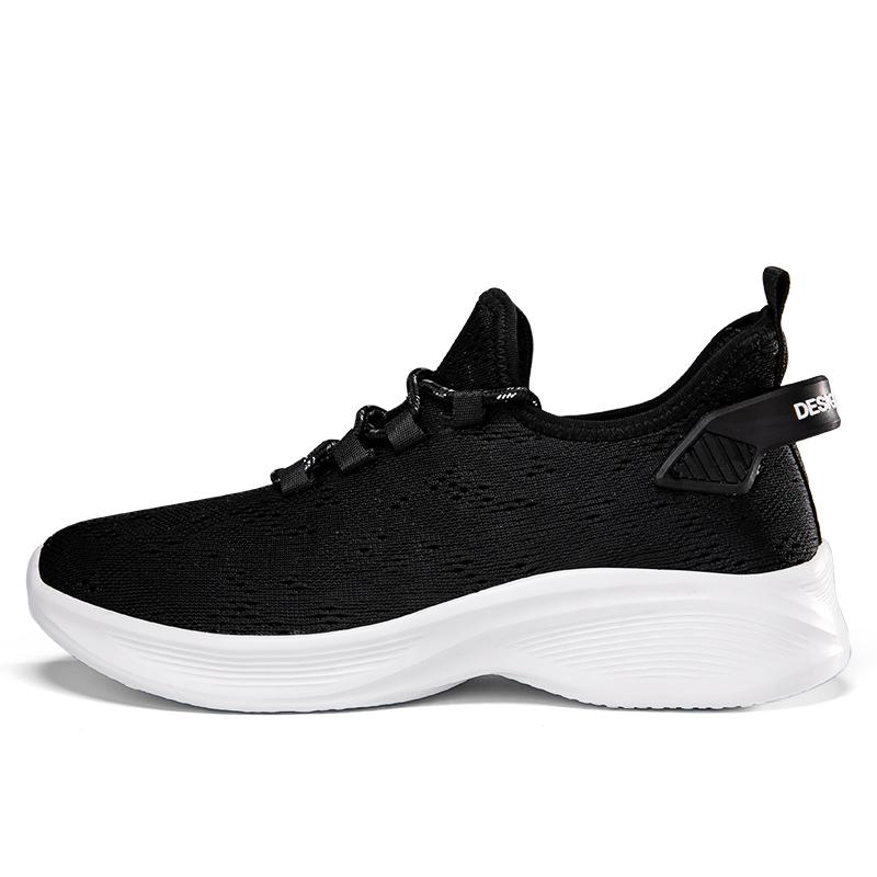 TUINANLE Casual Black Wide Toe Sneakers for Men Breathable Lightweight Mesh Trainers Comfortable Durable Walking Outdoor Activities141
