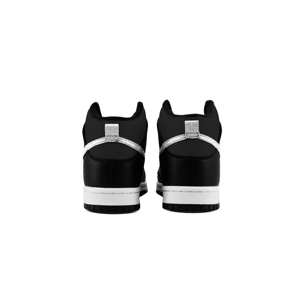 Nike Dunk Blackberry Silverberry Abrasion Resistant High top Skateboard Shoes Women's Silver Black DD1869-103(Team1274-)