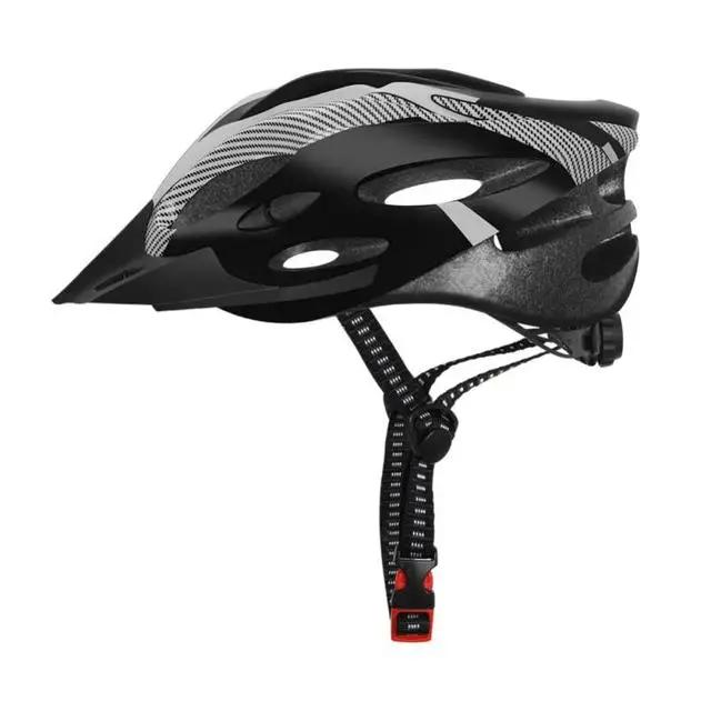 Carbon Fiber Texture Helmet Adult MTB Mountain Bike Cycling Equipment Safety Bicycle Motorcycle Hat Caps Female Male EPS Foam
