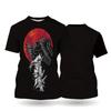 Японские футболки Bushido с принтом самураев 3D, мужские и женские футболки с коротким рукавом, свободные винтажные топы Harajuku, футболки, одежда унисекс