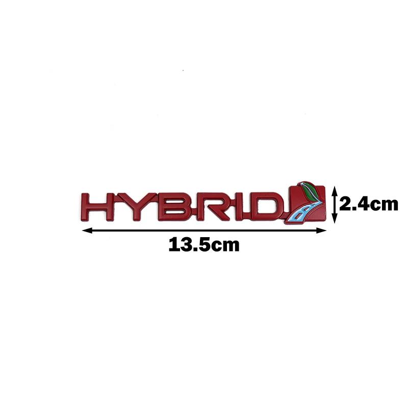3D Metal HYBRID Car Sticker Emblem Badge for Hybrid Logo Toyota Prius Camry Crown Auris Rav4s Ford S-MAX Fusion Explorer Limited ESB3