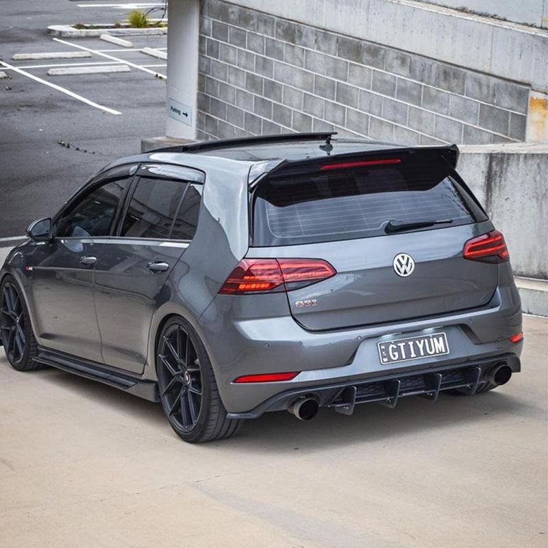 2013-2018 For Volkswagen Golf 7 MK7 TSi TDi GTI R GTD GTE OSIR Style Car Rear Roof Spoiler Rear Trunk Wing Lip By ABS