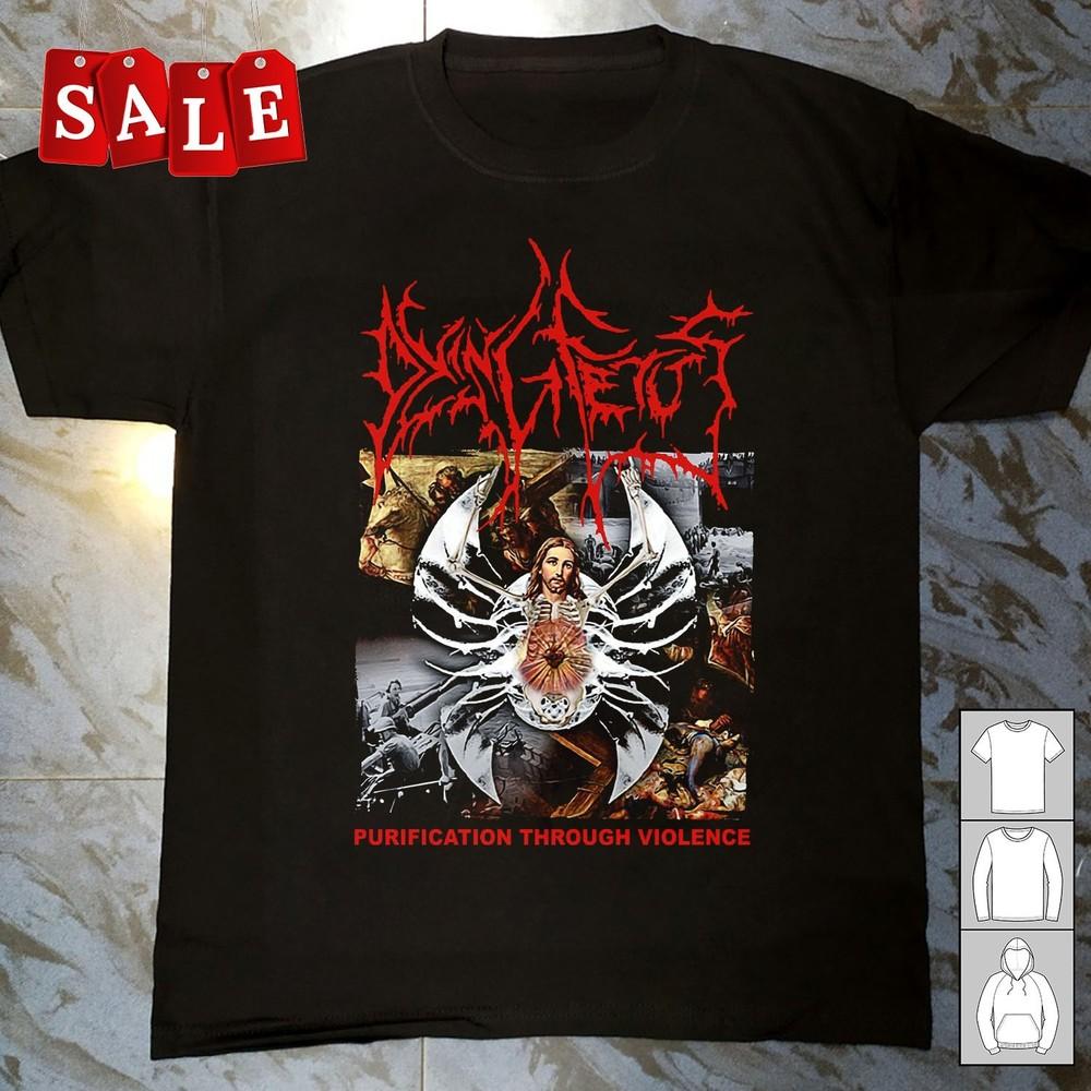 Новая футболка Dying Fetus Purification Through Violence Рождественская Унисекс S-5XL Футболка ZO98 Унисекс Футболка