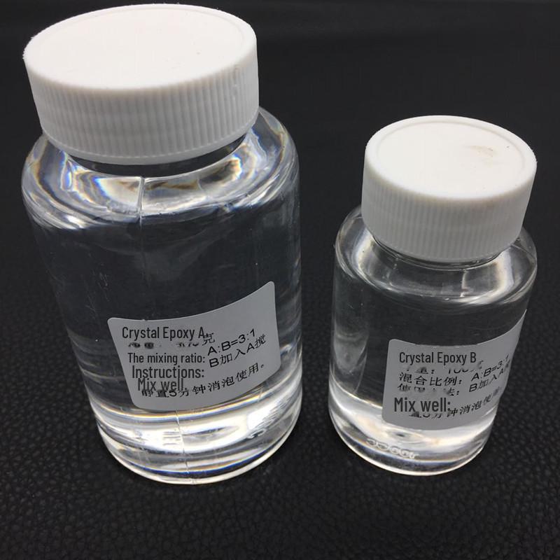 «Набор для самостоятельного изготовления кристаллической смолы»: Клей AB, формы и инструменты для ручного творчества.