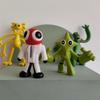 Набор аниме-фигурок Rainbow Friends Розово-синий Монстр Модель Мультяшный Персонаж Статуэтка Топпер для торта Украшения Игрушки для детей