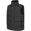 Sports Lifestyle Solid Color Warm Comfortable Stand Collar Vest Men Vests Black 2031F149-001