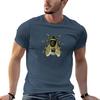 antique typographic vintage honey bee TShirt Soft Stretch Short Sleeve Top