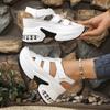 Fashion Women Sandals Summer Height Increasing Sandals Fashion Baotou Hollow Wedge Women Shoes Roman Platform Shoes Sandalias De Mujer