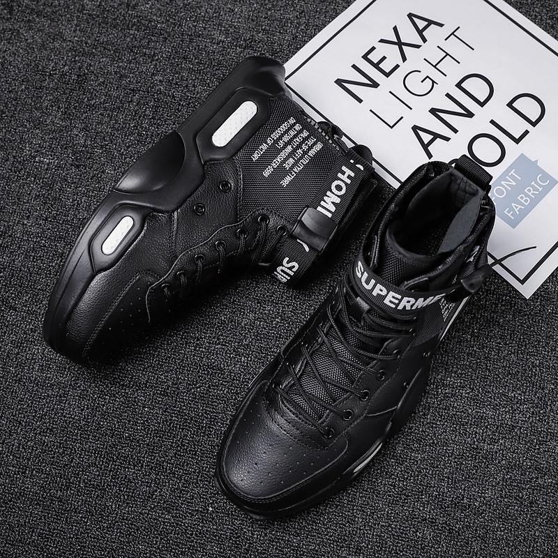 Men's Shoes New Summer Trend Youth Explosion Large Size Couple Mandarin Duck Casual Height Increase Versatile High Top Sports Shoes