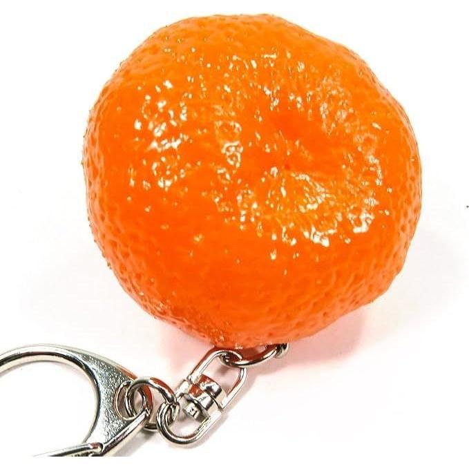 Coconut Accessories Every time you see it your stomach growls Whole Mandarin Food Sample Keychain Cute Interesting Souvenir Gift