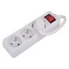 Lot De 3 Multiprises Blanche 3 Prises Avec Protection Fnb 03k X3 De La Marque