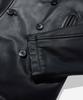 Noah (U) Insulated Leather Peacoat Black