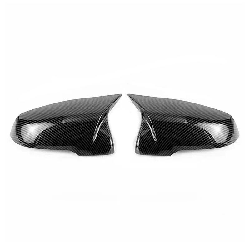 Car Decoration Bull-Horn Door Mirror Cover For Toyota Supra A90 2018 2024 Car Rearview Accessories
