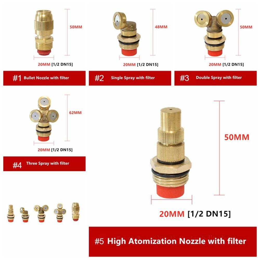 Atomization Spray Fitting Misting Nozzle Spray Nozzle Sprinkler Nozzle Water Sprinklers Heads