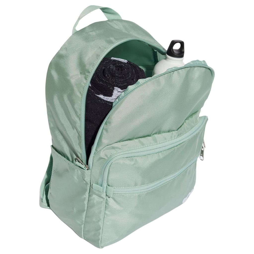 Adidas Originals Casual Adjustable Strap Recycled Nylon Backpack Unisex Backpack Light-Green IX7335