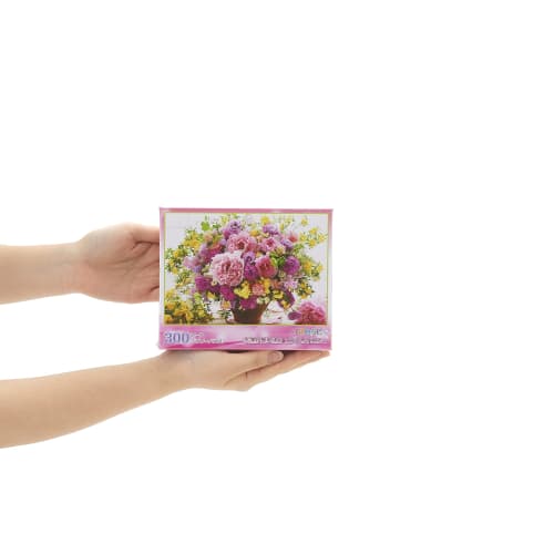 [Сделано в Японии] Пазл BEVERLY из 300 деталей Удача приходит розового и желтого цвета (26 х 38 см) 300-010