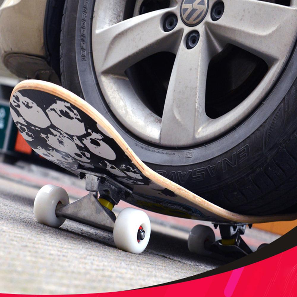 31-дюймовый уличный кленовый скейтборд для взрослых, четырехколесный скейтборд из сплава с двойным наклоном и принтом, длинная доска для начинающих, подростков