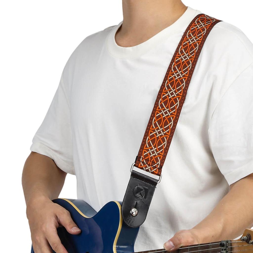 Kikutani 50mm KSTR-308 Guitar/Bass Strap, Wide, 950-1,620mm