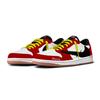 Travis Scott X Jordan Air Jordan 1 Винтажные Баскетбольные Кроссовки Женские Низкие Желто-Зеленые DZ4137-700(Команда1868-  )