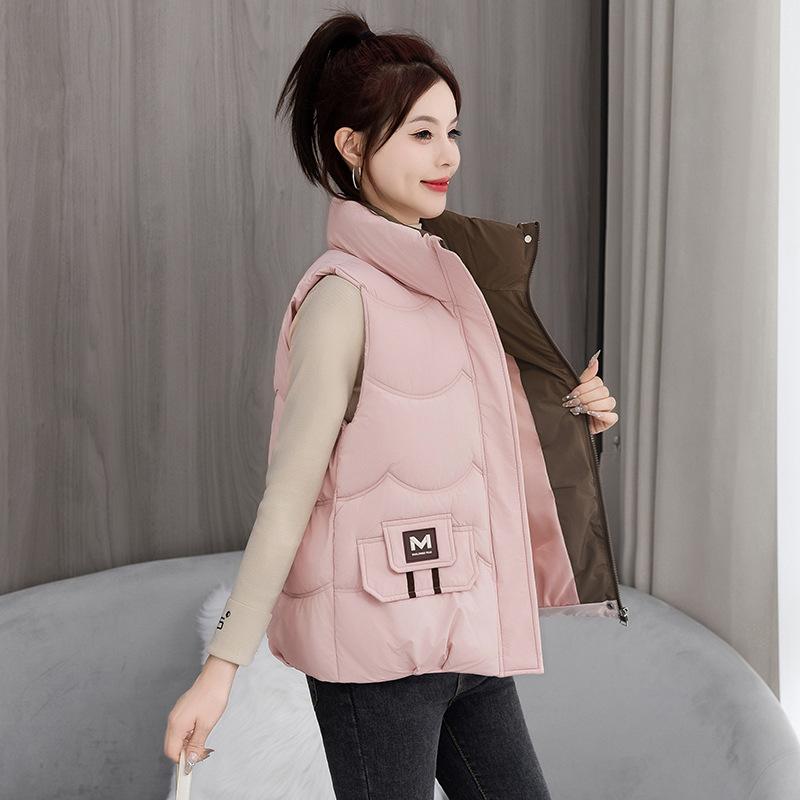 Модный жилет жилет женский осень зима новый толстый теплый жилет жилет женский верхняя одежда корейский свободный жилет куртка