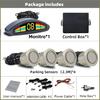 Профессиональный комплект передних датчиков парковки Авто Приставка Парктроник Помощник Система Зуммер Сигнализация Громкость Не Резервный Радар