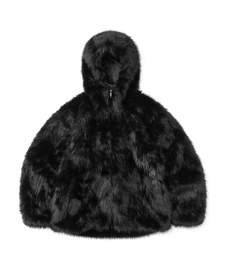 DIMITO Faux Fur Hd Jacket Black Bear