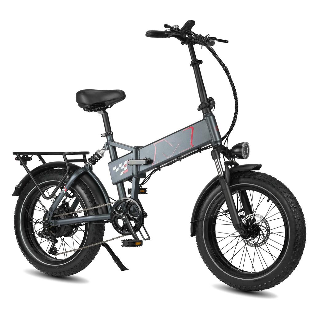 Maxturn POLARIS Electric Bike For Adult 500W Motor 48V 13Ah Battery 20 inch All-Terrain Tires Electric Bicycle