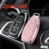 2 шт. Чехлы для корпуса автомобильного ключа Для Ford Focus 3 4 ST Mondeo MK3 MK4 Fiesta Fusion Kuga 2013 2014 2015 2017