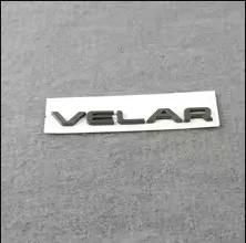 3D ABS VELAR Letters Logo Car Rear Trunk Badge Stickers For Land Rover Range Rover Velar auto Accessories FG7