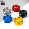 Motorcycle CNC Aluminum Rear Brake Fluid Tank Reservoir Cap Oil Tank Cover for Yamaha YZF R3 2015 - Accessories