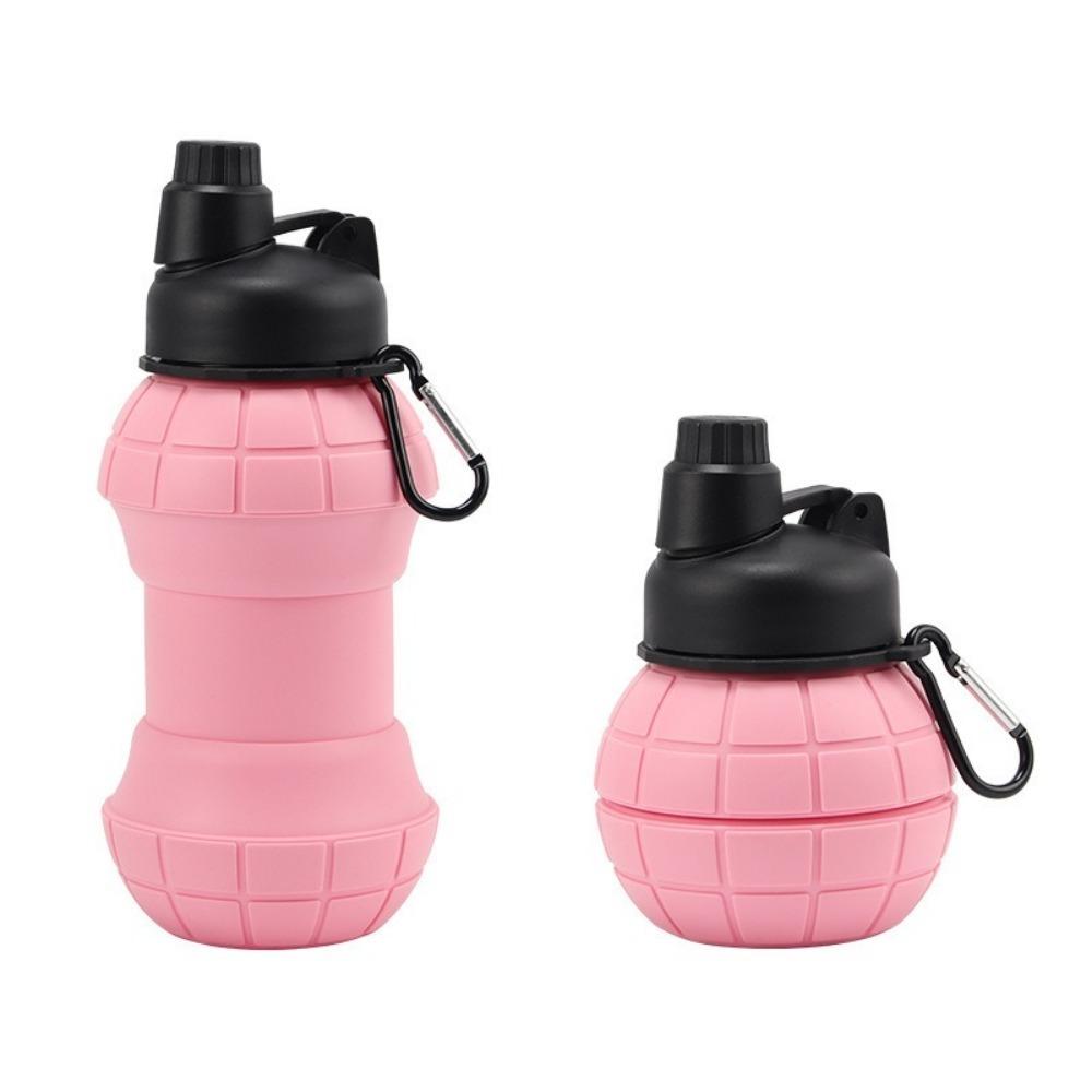 Large Capacity Folding Water Cup 500ml Foldable Silicone Cup Outdoor Activities