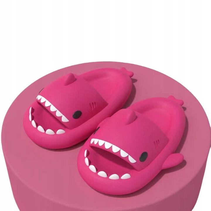 Thick Shark Pool Flip-Flops Anti-Slip Shark Slippers 42-43