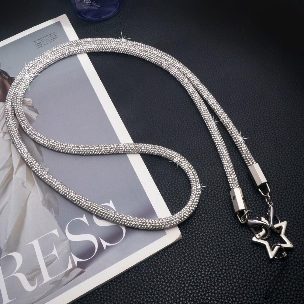 Яркий шнурок для телефона со стразами, шнур для подвешивания на запястье, роскошный телефон, веревка для запястья, аксессуары для телефона