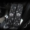 Крышка ручного тормоза Crown Diamond Crystal, крышка ручки переключения передач, чехол для ремня безопасности автомобиля, декор салона автомобиля