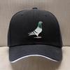 Бейсболка с принтом голубей Полиэстер Регулируемая Snapback Кепка Повседневная Уличная Спортивная Унисекс Головной убор для взрослых