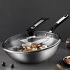 Meichu 32cm 304 Stainless Steel Wok