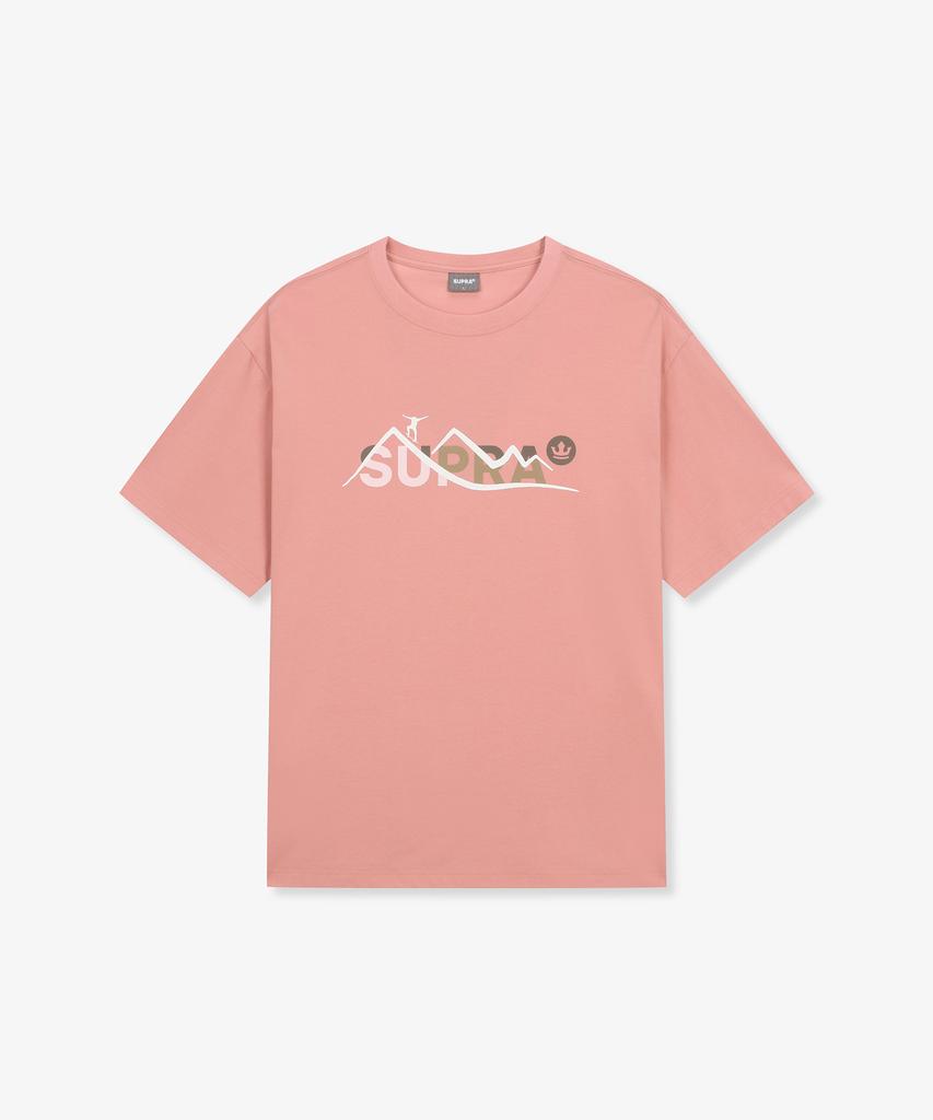 Футболка с коротким рукавом SUPRA Graphic Mix (розовый)