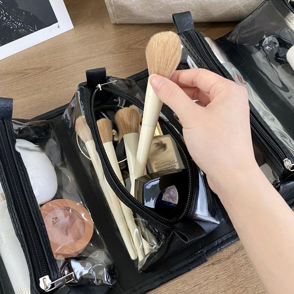 Водонепроницаемая многофункциональная косметичка-мультипуч Дорожная сумка для мытья принадлежностей Модная косметичка для макияжа Дорожная