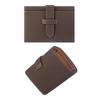 Кошелек Cogure, тройной сгиб, натуральная кожа, усадочная телячья кожа, компактный фирменный кошелек с ремнем, держатель для купюр, портмоне, держатель для карт, подарочная коробка в комплекте COP3116